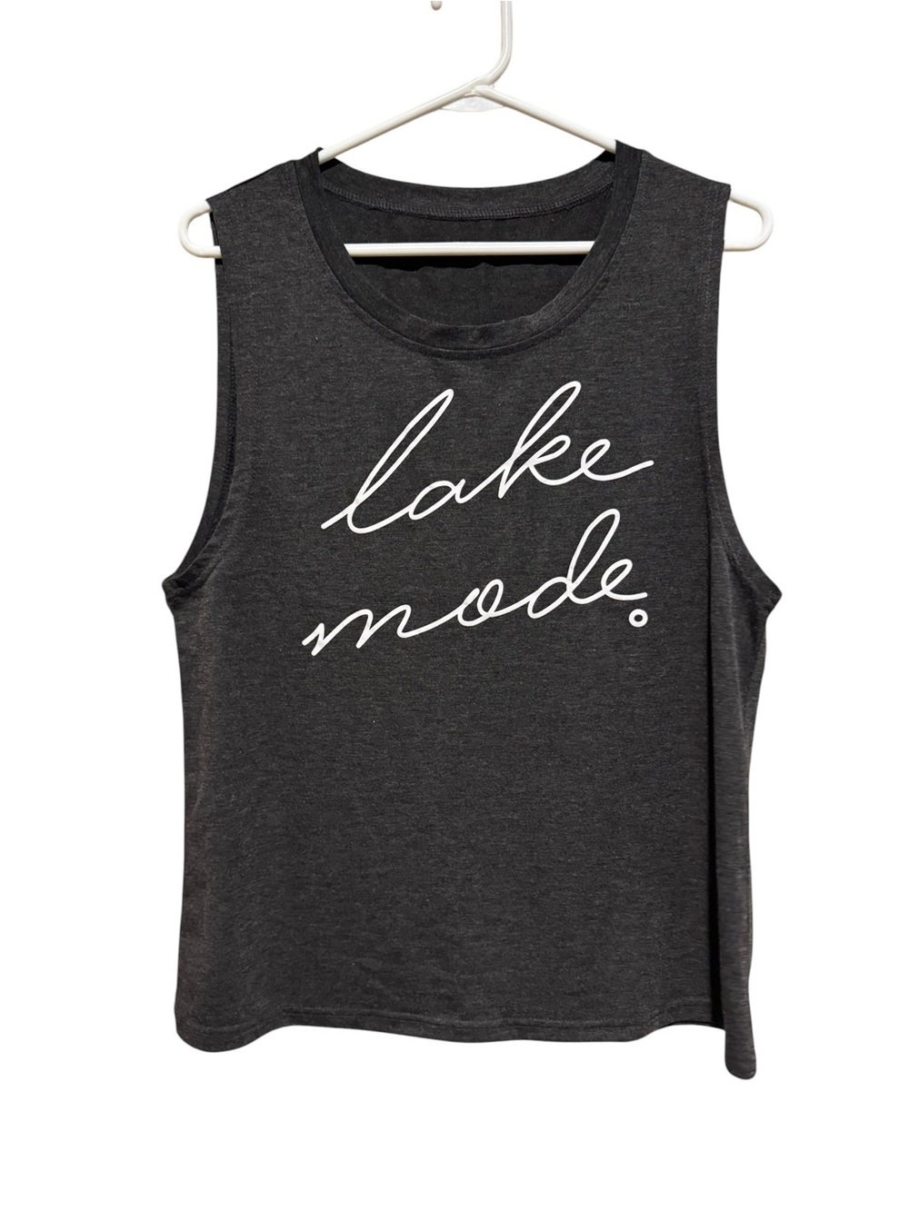 Source Unknown Charcoal 'lake mode' Muscle‎ Tee